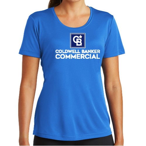 Womens Royal Performance Tee-Coldwell Banker Commercial