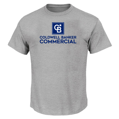 Tall Heather Grey T Shirt-Coldwell Banker Commercial