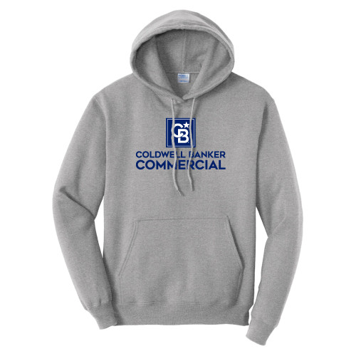 Tall Athletic Heather Fleece Hoodie-Coldwell Banker Commercial