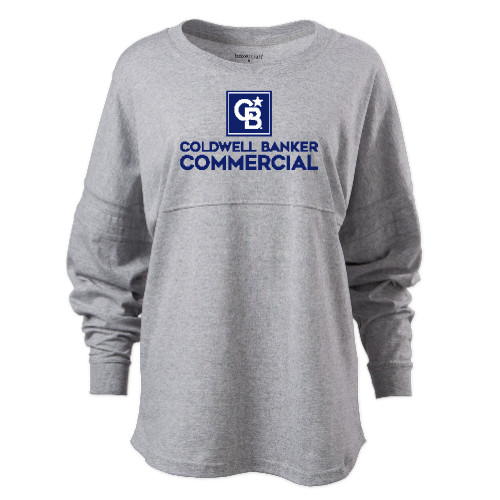 Boxercraft Womens Oxford Grey Heather Pom Pom Jersey Tee-Coldwell Banker Commercial