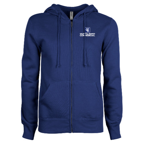 ENZA Womens Royal Fleece Full Zip Hoodie-Coldwell Banker Commercial