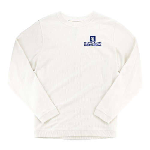 Boxercraft Womens Cream Corded Crew-Coldwell Banker Commercial