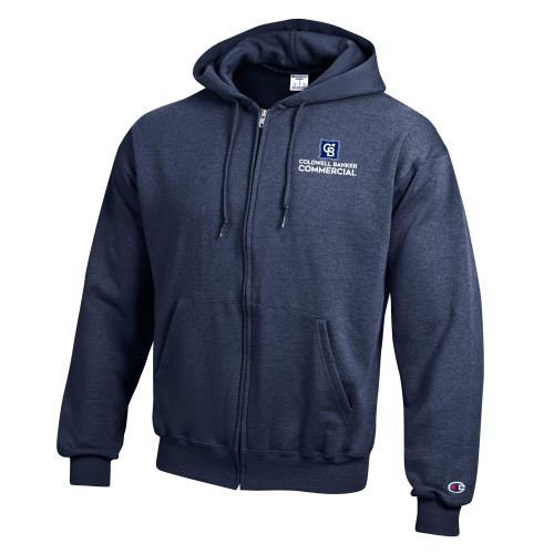 Champion Navy Full Zip Hood-Coldwell Banker Commercial