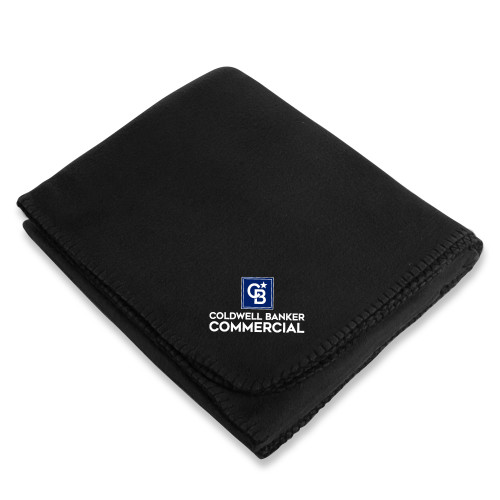 Black Arctic Fleece Blanket-Coldwell Banker Commercial