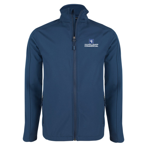 Navy Softshell Jacket-Coldwell Banker Commercial