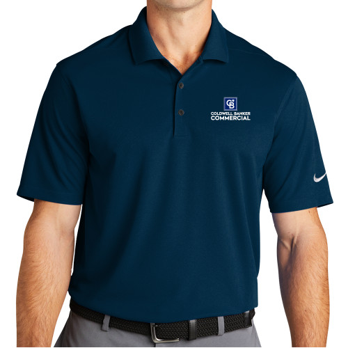 Nike Navy Dri Fit Micro Pique 2.0 Polo-Coldwell Banker Commercial