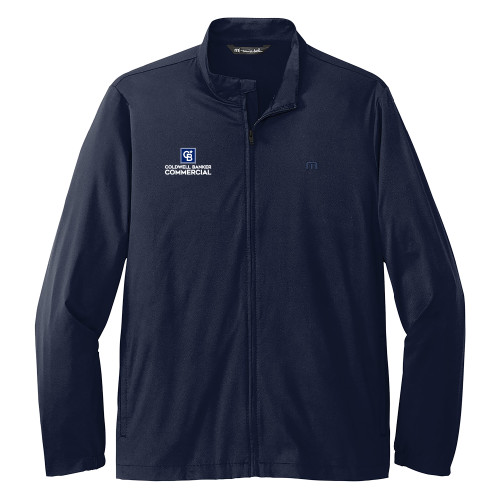 TravisMathew Navy Surfside Full Zip Jacket-Coldwell Banker Commercial