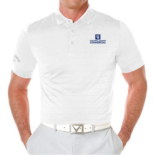 Callaway White Opti Vent Polo-Coldwell Banker Commercial