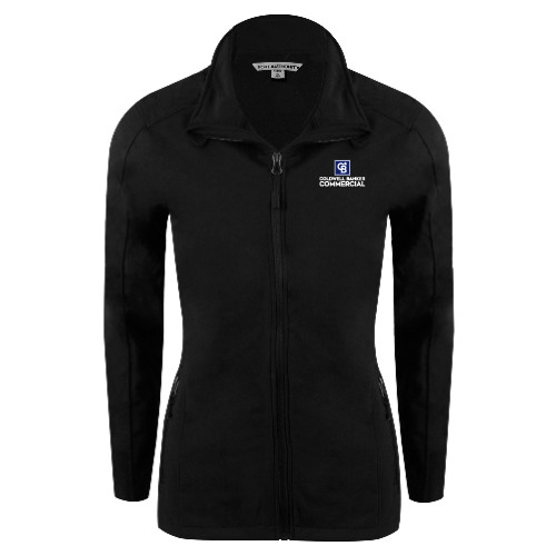 Womens Black Softshell Jacket-Coldwell Banker Commercial