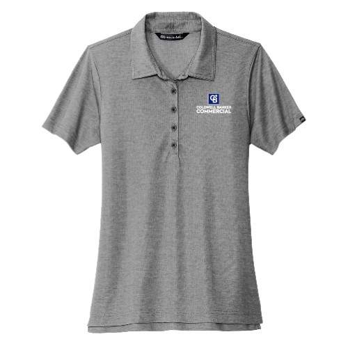 TravisMathew Womens Grey Heather Oceanside Polo-Coldwell Banker Commercial