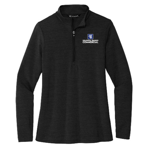 TravisMathew Womens Black Crestview 1/4 Zip-Coldwell Banker Commercial