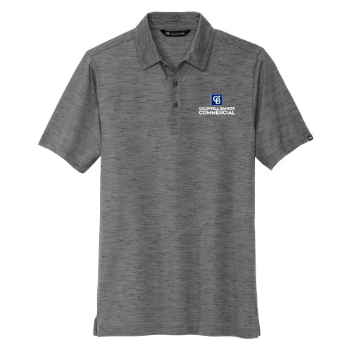 TravisMathew Dark Grey Auckland Slub Polo-Coldwell Banker Commercial