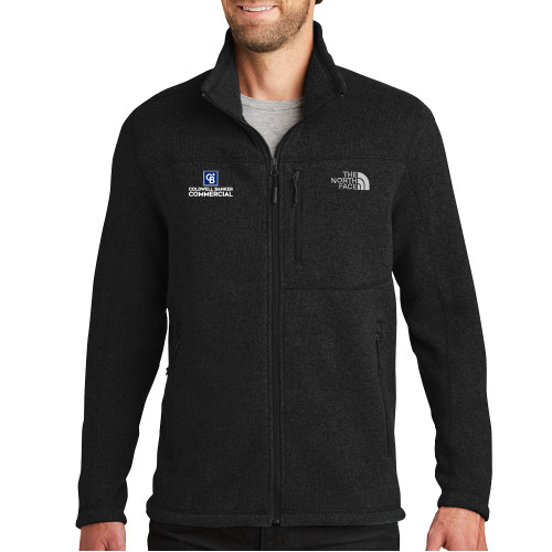 The North Face Black Heather Fleece Jacket-Coldwell Banker Commercial