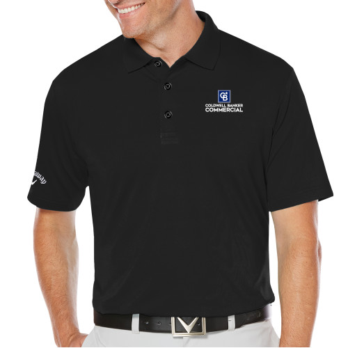 Callaway Black Opti Dri Chev Polo-Coldwell Banker Commercial