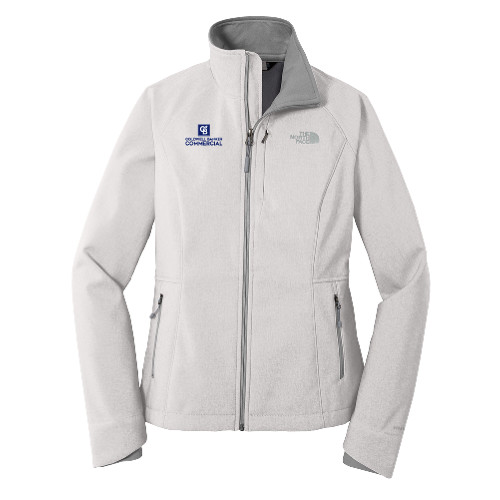 The North Face Womens Light Grey Heather Apex Barrier Softshell Jacket-Coldwell Banker Commercial