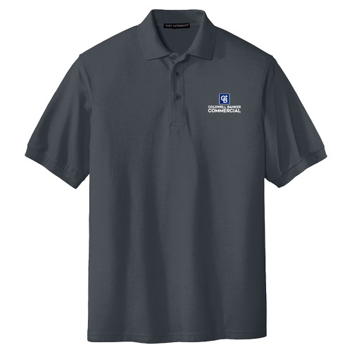 Extended Charcoal Silk Touch Polo-Coldwell Banker Commercial