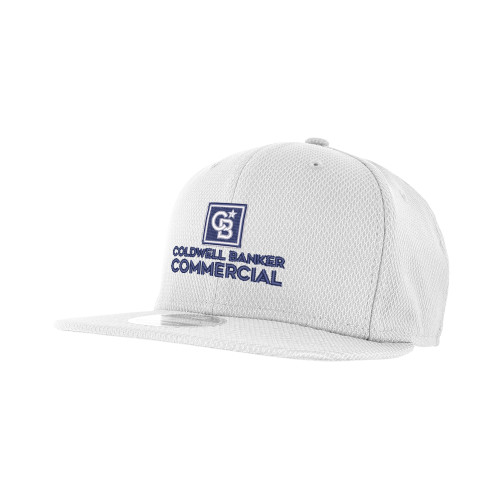 New Era White Diamond Era 9Fifty Snapback Hat-Coldwell Banker Commercial
