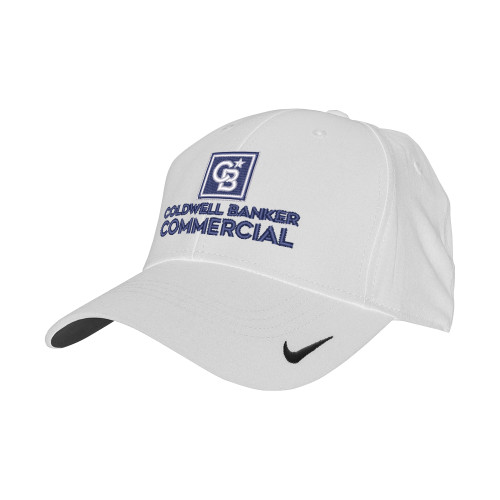Nike White Swoosh Legacy 91 Hat-Coldwell Banker Commercial