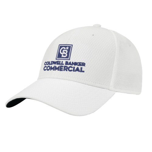Callaway Performance White Front Crest Hat-Coldwell Banker Commercial