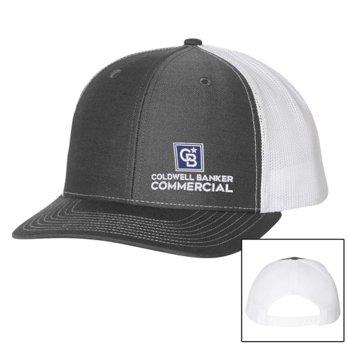 Richardson Charcoal/White Trucker Hat-Coldwell Banker Commercial