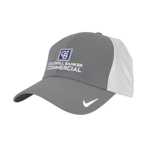 Nike Charcoal/White Swoosh Legacy 91 Hat-Coldwell Banker Commercial