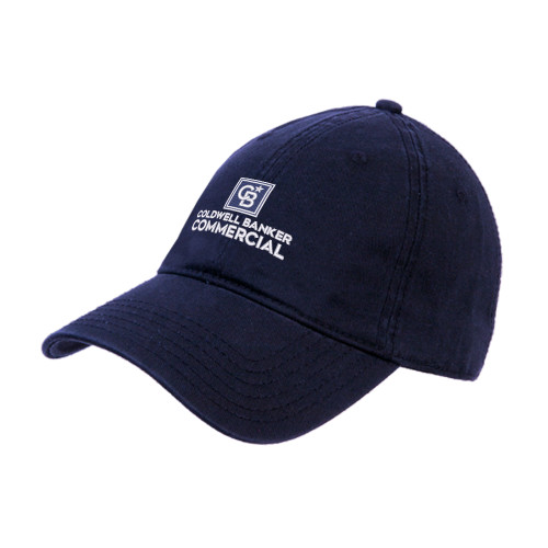Navy Unstructured Adjustable Low Profile Hat-Coldwell Banker Commercial
