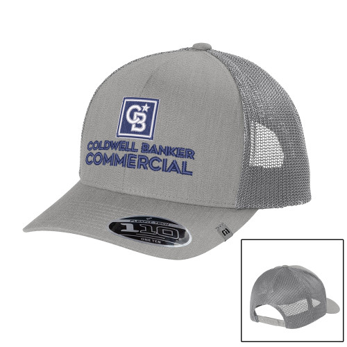 TravisMathew Light Grey Trucker Cap-Coldwell Banker Commercial
