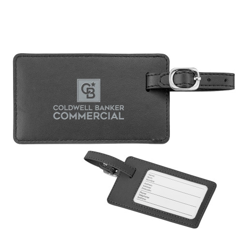 Neoskin Black Luggage Tag-Coldwell Banker Commercial Engraved