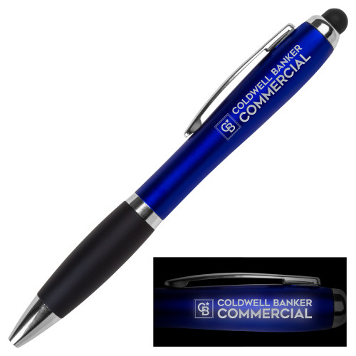 LIGHT UP LOGO Royal Stylus Pen-Coldwell Banker Commercial - Horizontal Engraved