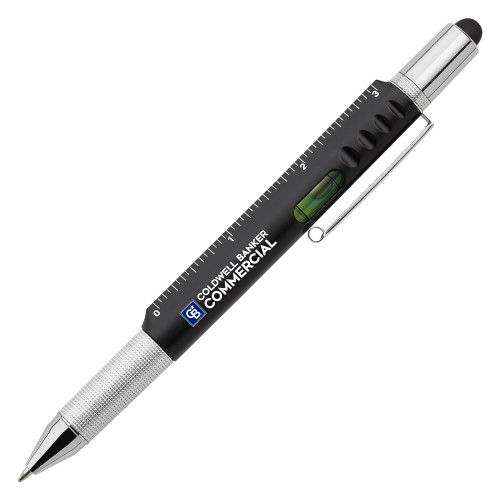 6 in 1 Black Ballpoint Pen-Coldwell Banker Commercial Flat