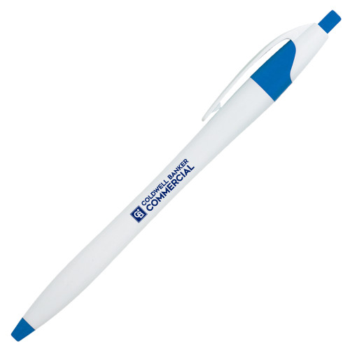 Dart White/Blue Pen w/Blue Ink-Coldwell Banker Commercial Flat