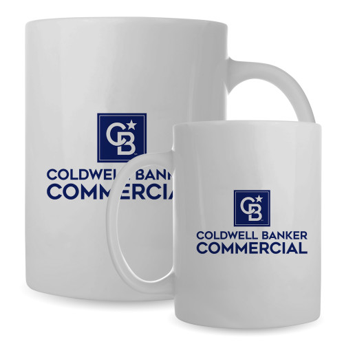 Full Color White Mug 15oz-Coldwell Banker Commercial Stacked