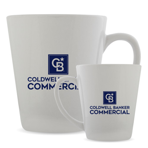 Full Color Latte Mug 12oz-Coldwell Banker Commercial Stacked