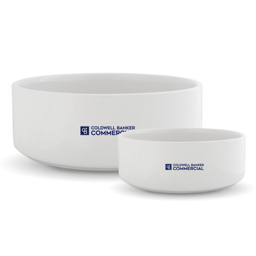 Ceramic Dog Bowl-Coldwell Banker Commercial - Horizontal