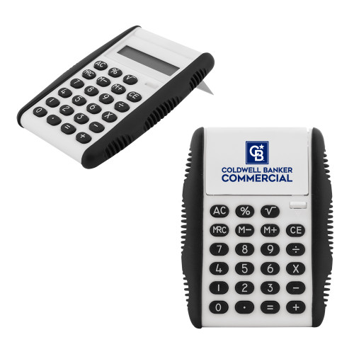 White Flip Cover Calculator-Coldwell Banker Commercial Stacked