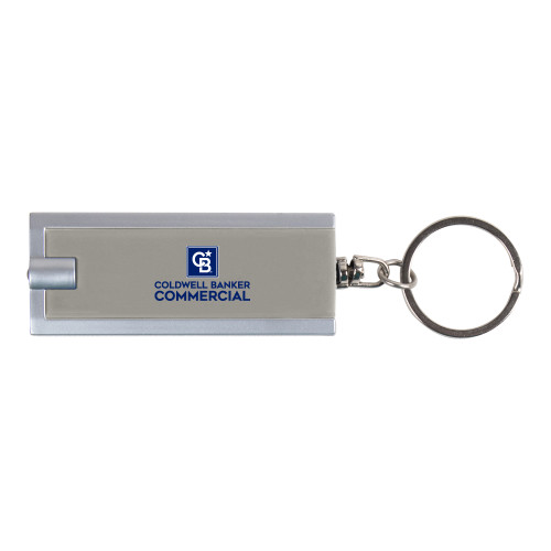 Turbo Silver Flashlight Key Holder-Coldwell Banker Commercial Stacked