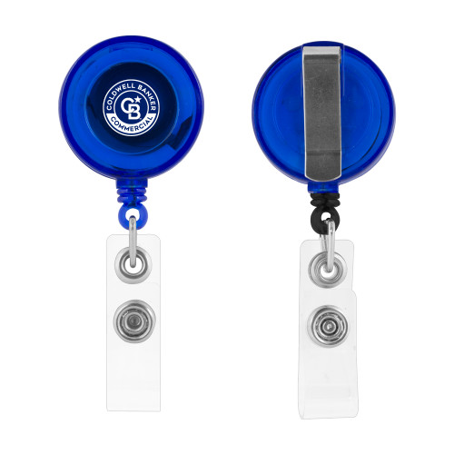 Blue Retractable Badge Holder-Coldwell Banker Commercial Circle