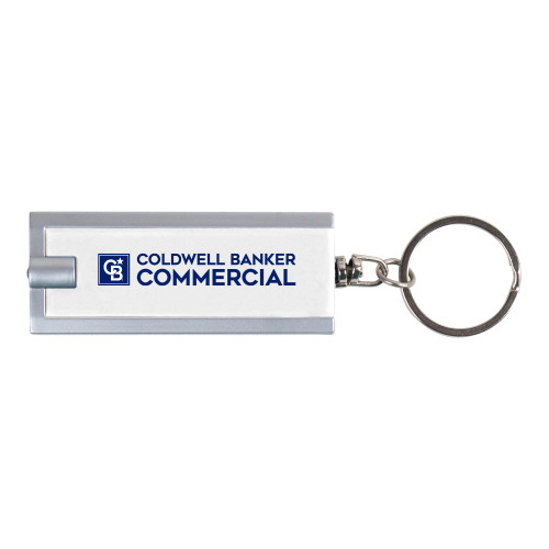 Turbo White Flashlight Key Holder-Coldwell Banker Commercial - Horizontal