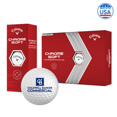 Callaway Chrome Soft Golf Balls 12/pkg-Coldwell Banker Commercial