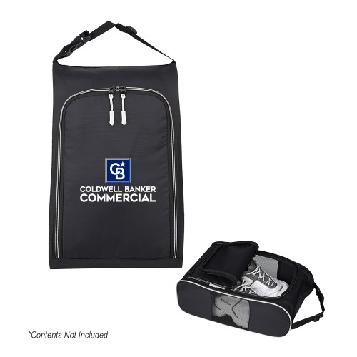 Crosstown Side Mesh Black Shoe Bag-Coldwell Banker Commercial