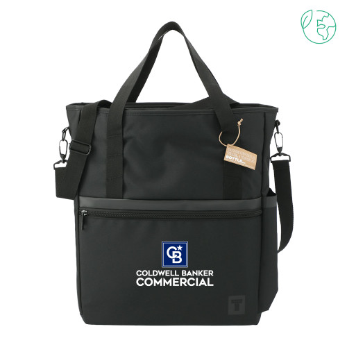 Tranzip Black Recycled Computer Tote-Coldwell Banker Commercial