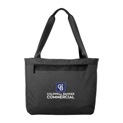 Executive Graphite Heather Laptop Tote-Coldwell Banker Commercial