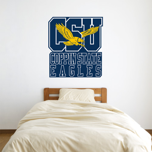  3 ft x 3 ft Fan WallSkinz - CSU Coppin State Eagles