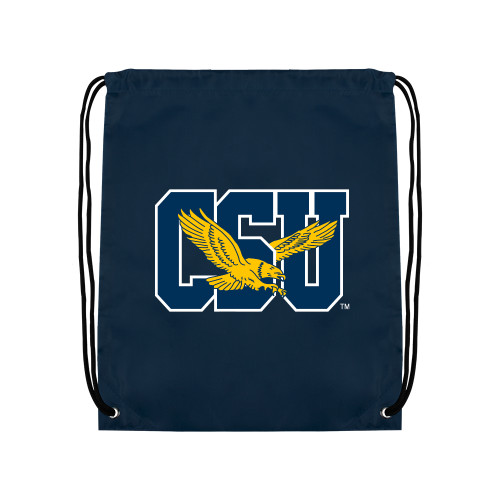  Navy Drawstring Backpack - Official Logo