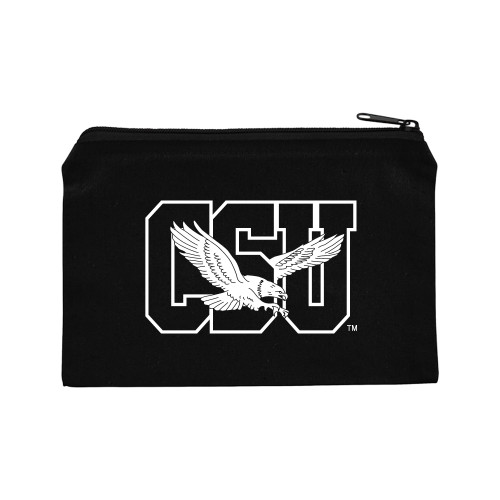  8oz. Black Cotton Travel Pouch - Official Logo