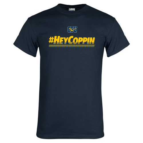  Navy T Shirt - #HeyCoppin