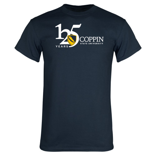  Navy T Shirt - CSU - 125 Years Flat