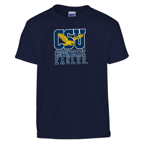  Youth Navy T Shirt - CSU Coppin State Eagles
