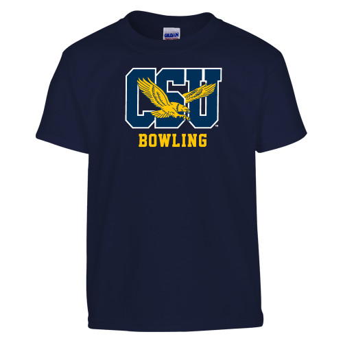  Youth Navy T Shirt - Bowling