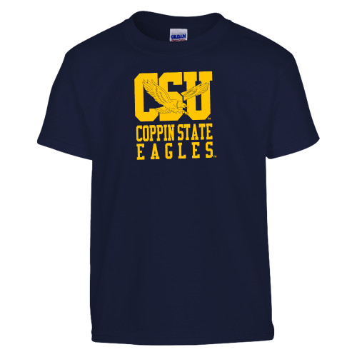  Youth Navy T Shirt - CSU Coppin State Eagles